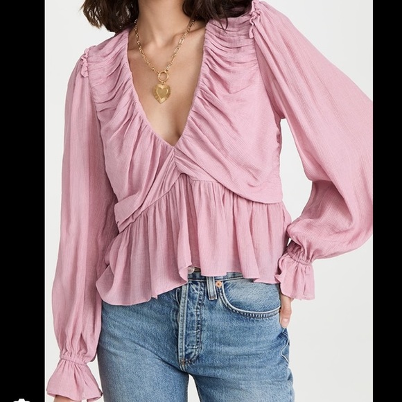 Free people Daia Puff Sleeve Top - Picture 3 of 3